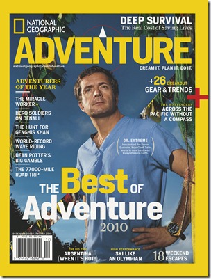 IMAGE IS FOR YOUR ONE-TIME EXCLUSIVE USE ONLY AS A TIE-IN WITH THE DECEMBER/JANUARY 2009 ISSUE OF NATIONAL GEOGRAPHIC ADVENTURE. NO SALES, NO TRANSFERS.  COVER MAY NOT BE CROPPED OR ALTERED IN ANY WAY.  Â©2009 National Geographic