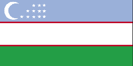 Uzbekistan Flag